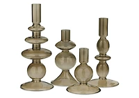 Bobbi Candle Holder Small Brown