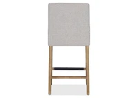 Murdoch Counter Stool -Cyrilo Silver/Faw