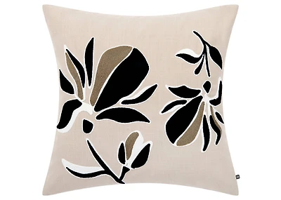 Aylin Pillow 20x20 Tan/Black