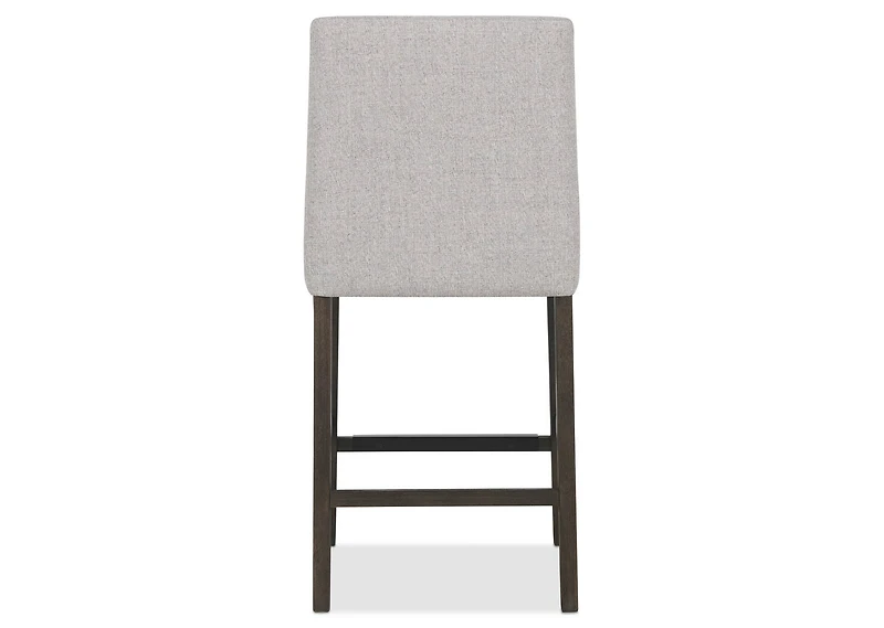 Murdoch Counter Stool -Cyrilo Slvr/Mink