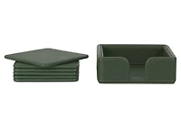 Riva Coaster Set with Holder Woodland