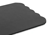 Cozy Up Scalloped Doormat Natural