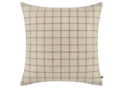 Brixham Plaid Pillow 20x20 Sand