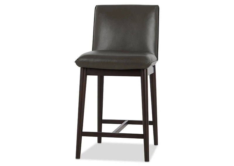 Esmae Leather Counter Stool -Reede Char
