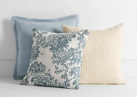 Elowen Pillow 20x20 Ivory/Blue
