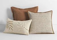 Diara Slub Pillow 20x20 Caramel