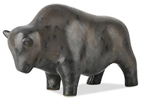 Clyde Bison Decor Grey