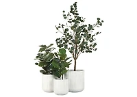 Kora Planter Large White