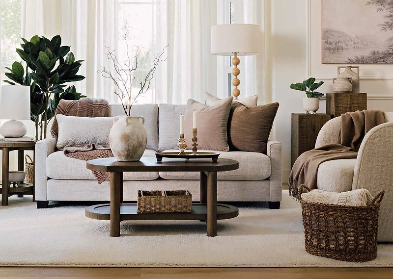 Liberty Apartment Sofa -Wesley Linen