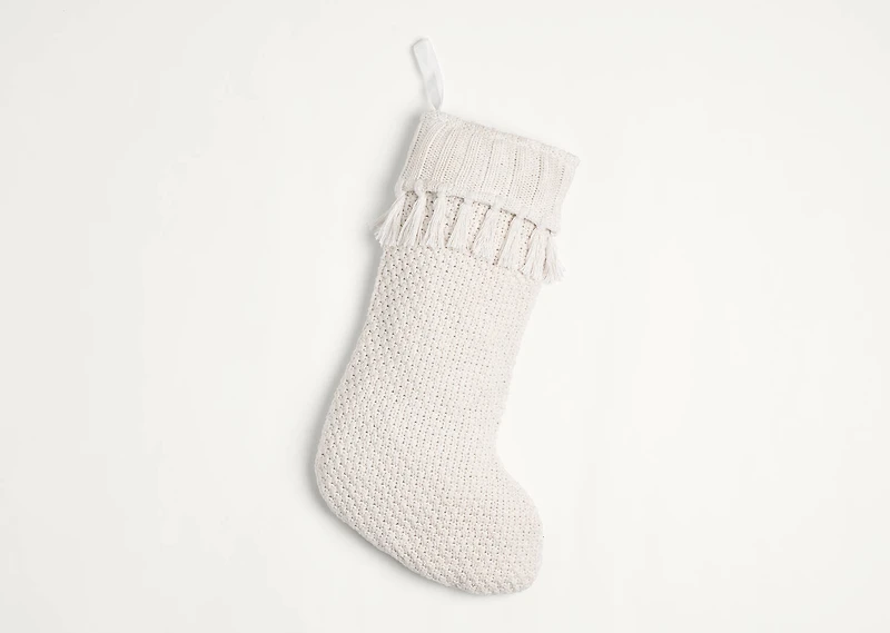 Prue Knit Stocking Ivory