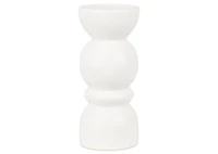 Emile Candle Holder Tall White