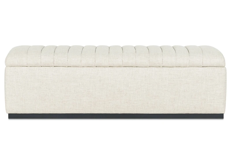 Oliver Storage Bench -Levie Sand