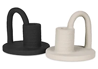 Newton Candle Holder Black