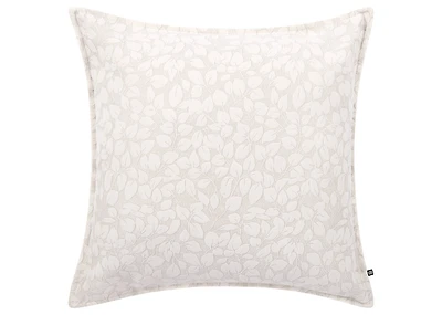 Elina Pillow 24x24 Oyster/Ivory