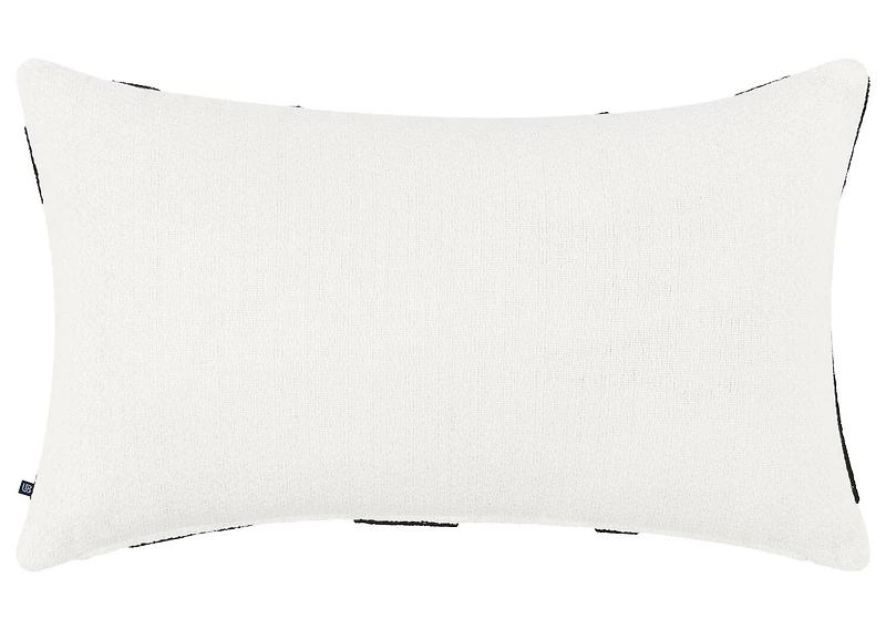 Roque Pillow 14x24 Ivory/Black