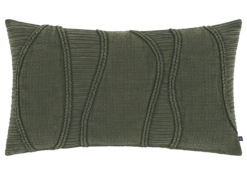 Neta Cotton Pillow 14x24 Woodland