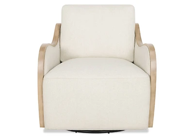 Olivia Swivel Armchair -Mel Ivory
