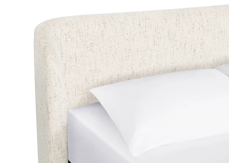 Gabi Bed -Pascal Cream, QUEEN