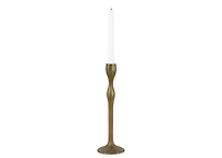 Ryah Candle Holder Tall Antiqued Brass