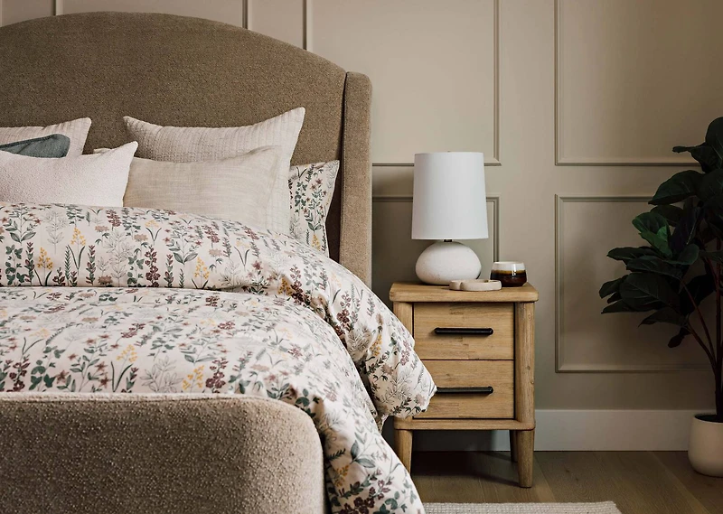 Saracino Bed -Arden Fawn, KING