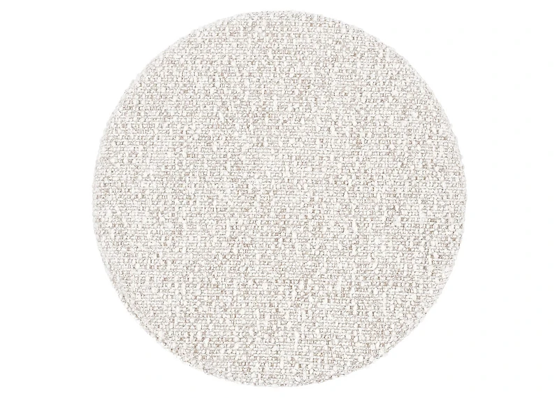 Circle Seat Cushion Ivory/Ash