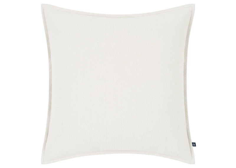 Alvy Herringbone Pillow 20x20 Ivory