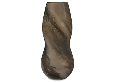 Orlo Vase Tall Brown