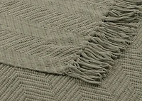 Elan Chenille Throw Sage