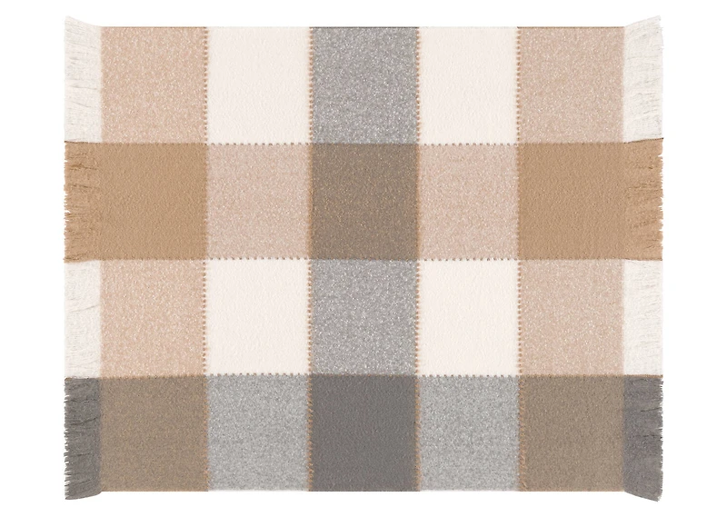 Eryn Patchwork Throw Iv/Caramel