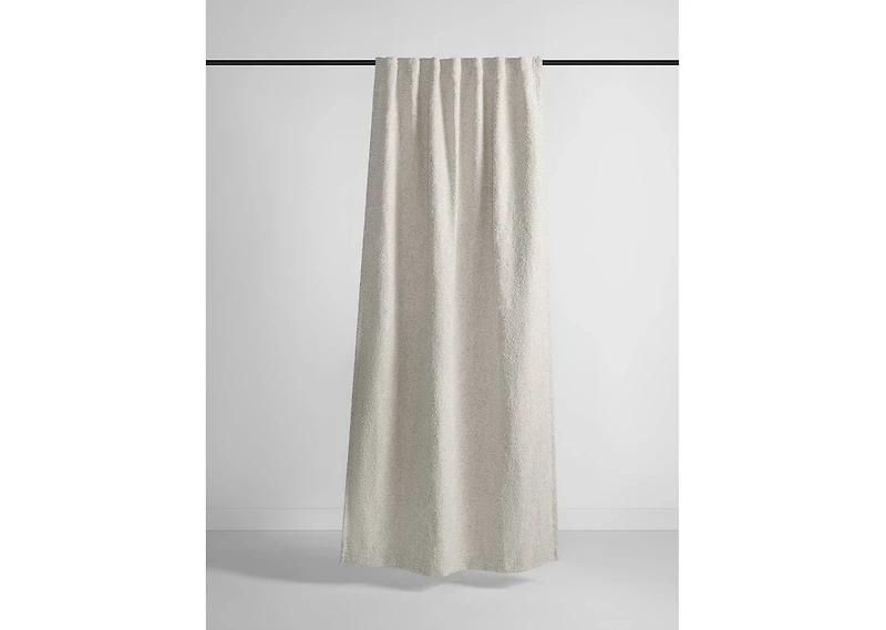 Cedric Curtain 96 Ivory/Ash