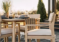 Cabrie Dining Chair w/Cushion -Natural