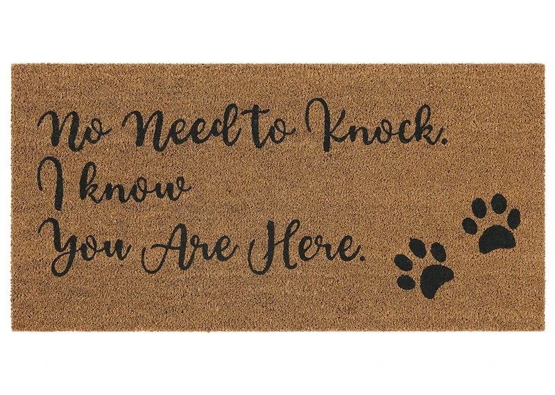 Don't Knock Doormat Natural