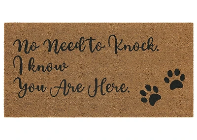 Don't Knock Doormat Natural