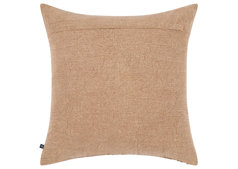 Gemma Cotton Pillow 20x20 Caramel