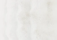 Zoey Faux Fur Pillow 20x20 White