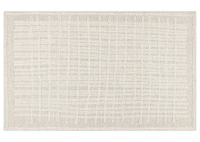 Nichols Wool Rug 108x144 Grey/Ivory