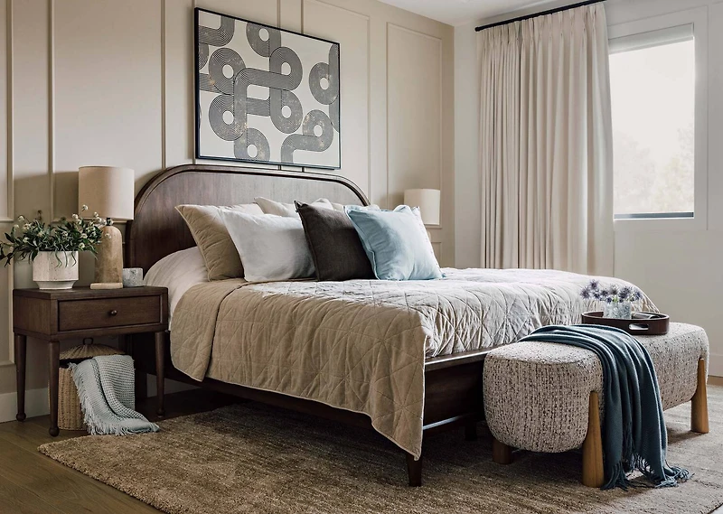 Sylvie Bed -Idris Amber, KING