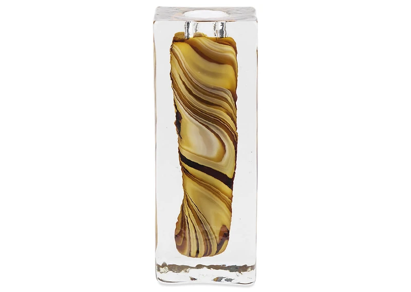 Lior Candle Holder Large Brown
