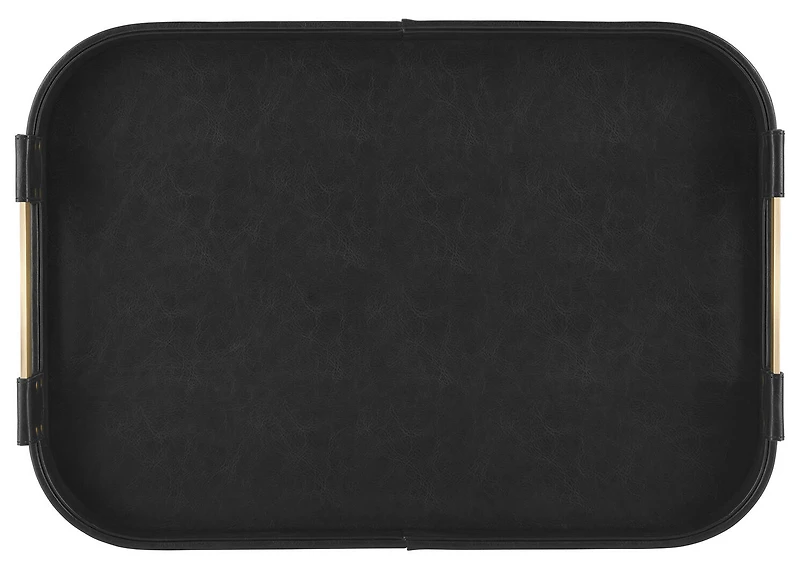 Riva Rectangular Tray Black