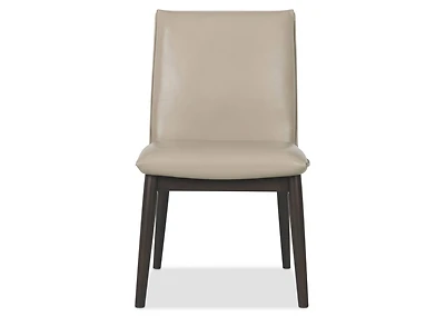 Esmae Leather Dining Chair -Reede Stone