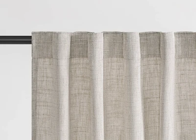 Dominic Curtain 96 Ivory/Ash