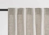 Dominic Curtain 96 Ivory/Ash
