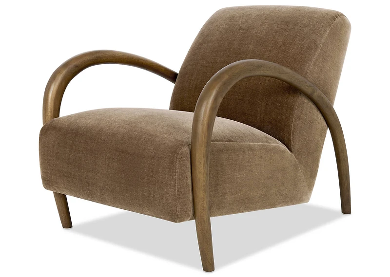 Hazel Armchair -Lexi Mushroom