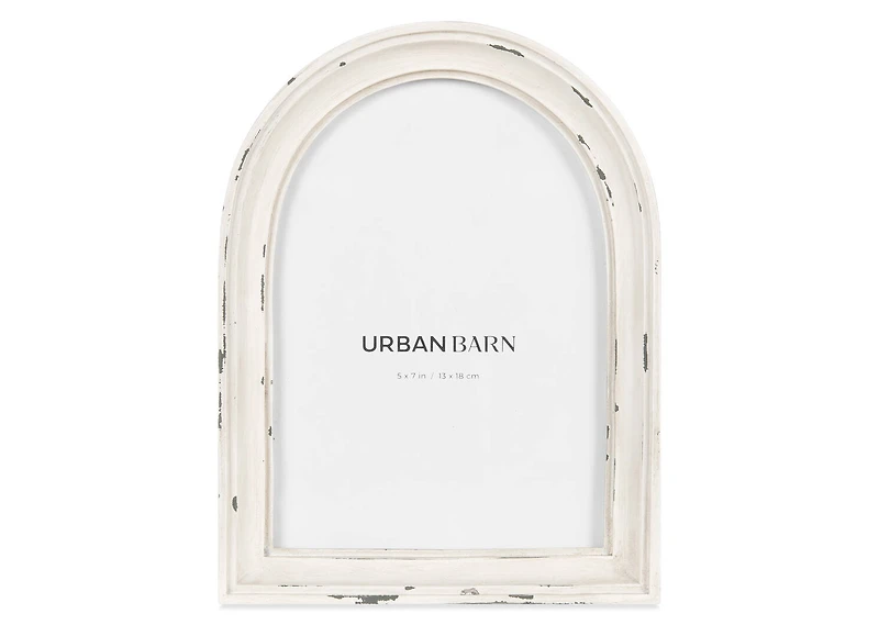 Letta Frame 5x7 Antique White