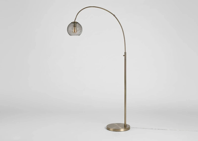 Rhea Floor Lamp Brass
