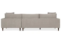 Nixon Sofa Chaise RCF -Serenity Brindle
