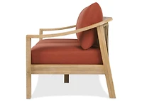 Tulum Outdoor Loveseat -Rust