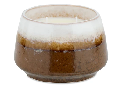 Gaia Candle Brown/Ivory