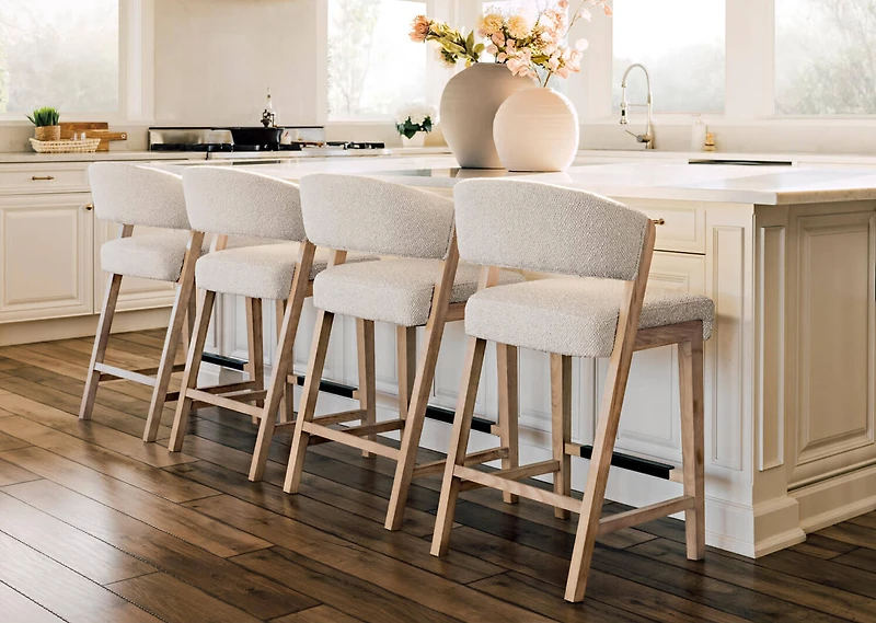Willaby Counter Stool -Gower Linen