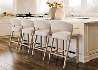 Willaby Counter Stool -Gower Linen